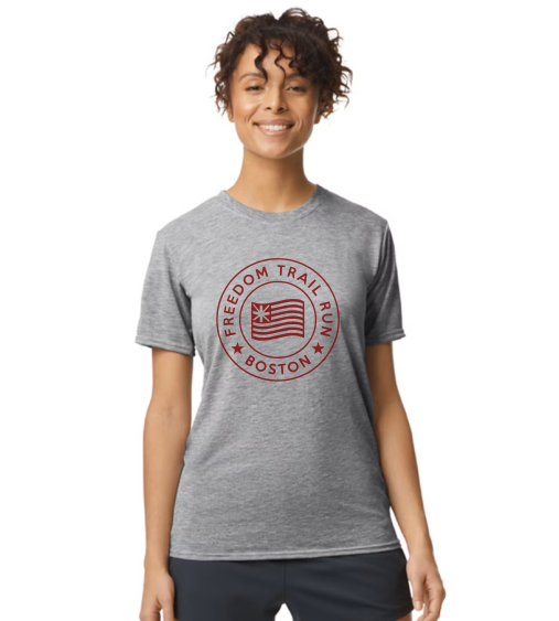 Freedom Trail Run cotton run shirt — tap to enlarge
